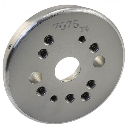 Aluminum 7075-T6 Motor Fix Mount for Traxxas 1/5 X-MAXX / Traxxas 1/6 4WD XRT 8S Race Monster Truck: Silver (Including Hole Spacing of 25mm and 30mm)