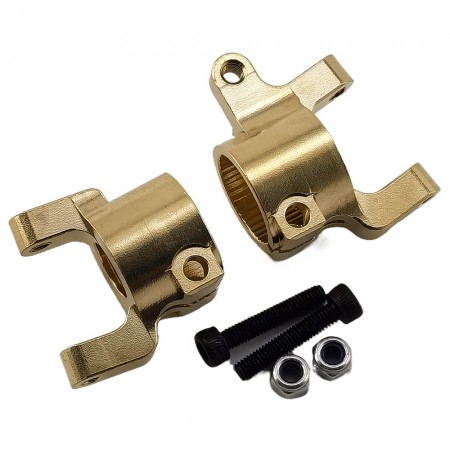 V2 Brass Rear Lockout Set for Axial SCX10 II 1/10th Scale Crawler / AR44 Axle (Steering Mount Set / Castor Block) 2pcs/set