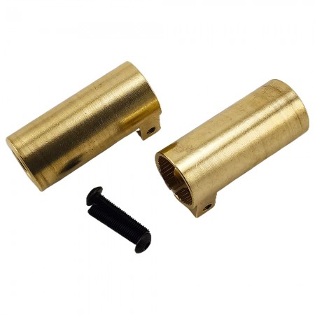 V2 Brass Rear Lockout Set for Axial SCX10 II 1/10th Scale Crawler / AR44 Axle 26g/pc 2pcs/set
