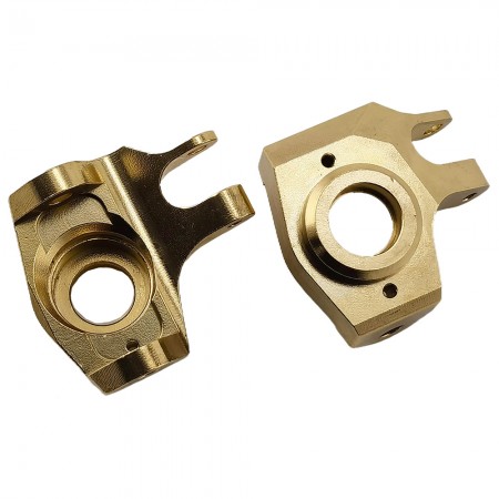 V2 Brass Spindle Set for 1/10 RC Crawler Axial SCX10 II (Front Steering Knuckle /  Knuckle Arm) 49g/pc 2pcs/set