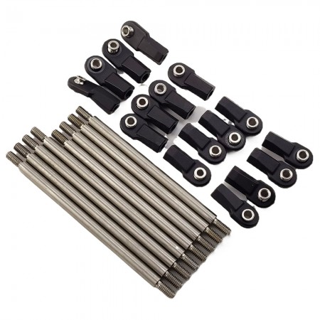 Stainless Steel Suspension Links Set for Axial  1/10 RC Crawler 275mm Wheelbase