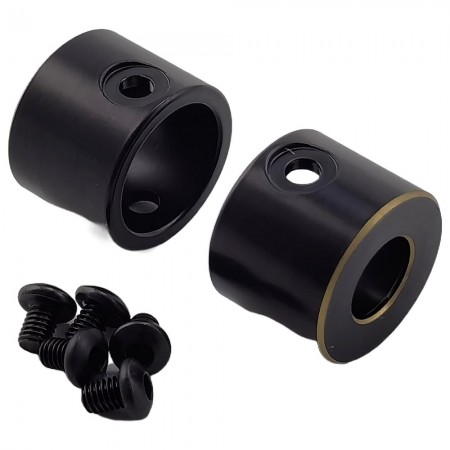 Black Brass Rear Axle Cap for Axial SCX10 Pro Comp Crawler