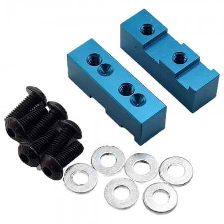 Aluminum Servo Mount for Tamiya WR02 / GF01 / G601 RC Cars: SkyBlue