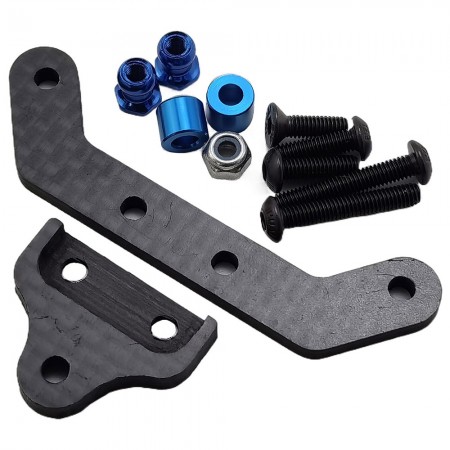 Carbon Fiber Rear Gearbox Mount for Tamiya XV-01 RC Car