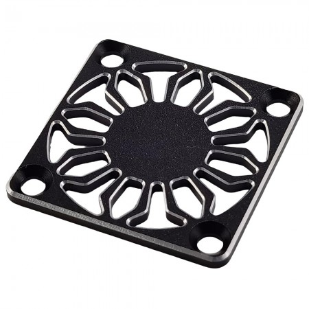 Aluminium Motor / ESC Heat Sink Fan Cover for 40x40mm Size Fans: Black