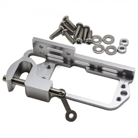 Aluminum Servo Dispenser Parabolic Switch Device / Throw Device for RC Drone UAV Helicopter (Air Drop Switch Mount)