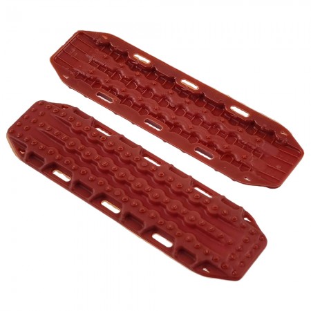 1/24 Vehicle Extraction & Recovery Boards 68x20x3.2mm for SCX24 RC Crawler: Red