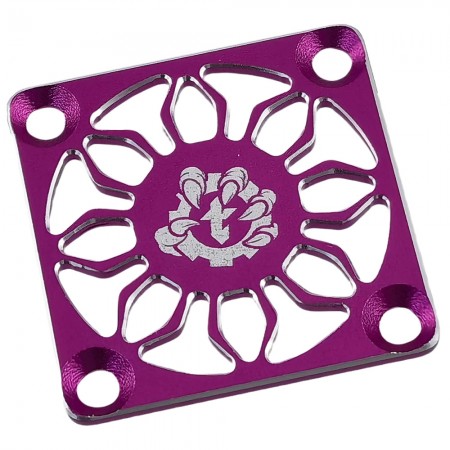 Aluminium Motor / ESC Heat Sink Fan Cover for 40x40mm Size Fans: Purple