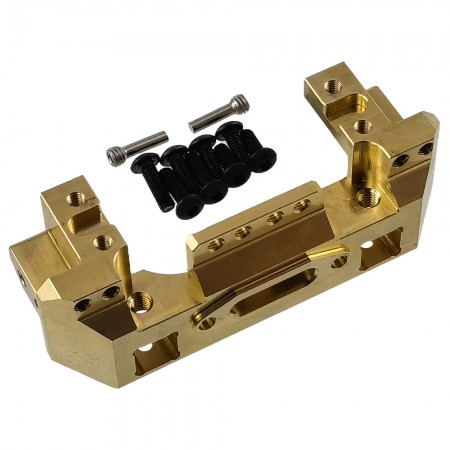 Brass Front Bumper Servo Mount  B for TRX4 / TRX-4 1/10 RC Crawler (or Servo Winch)