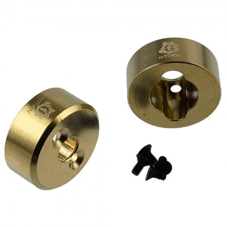 V2 Brass Heavy Duty Counterweight Rear Axle Balance Weights for TRX-4M 1/18th Scale Crawler 15g/pc