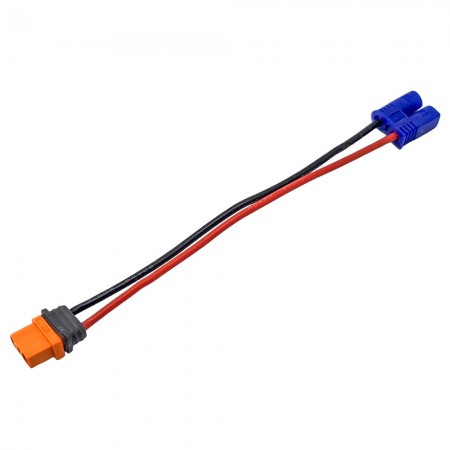 EC2 Male to IC2 Female Adapter Connecter with 20AWG 10cm Silicone Wire