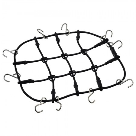 RC Luggage Net 85x75mm for TRX-4M 1/18th Scale Crawler, SCX24​: Black