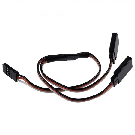 FUTABA Male to Female Servo Y-Wire 26AWG 10+10cm