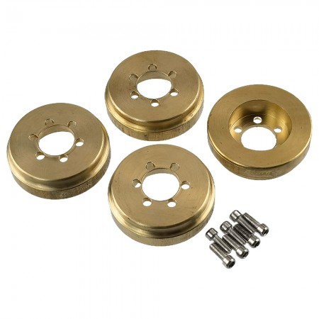 Brass 1.9/2.2 inch Control Weight for VP wheels (63g/pc)