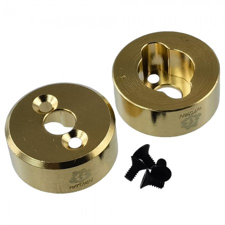 V2 Brass Heavy Duty Counterweight Rear Axle Balance Weights for TRX-4M 1/18th Scale Crawler 15g/pc