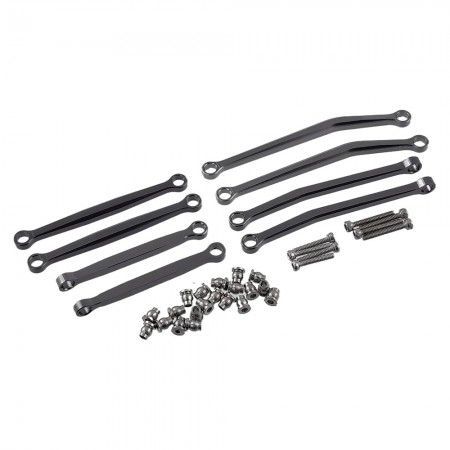 Aluminium RC Crawler Wheelbase Links Set for Axial SCX30 1/30 RC Crawler: Ti-Color