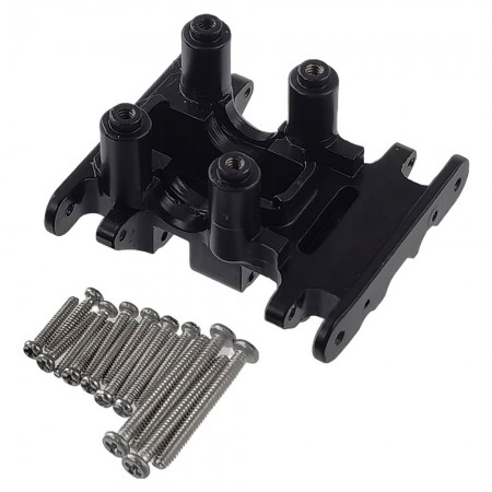Black Brass Center Gear Box Mount for Axial SCX30 1/30 RC Crawler (Transmission Case Mount) 16.1g/pc