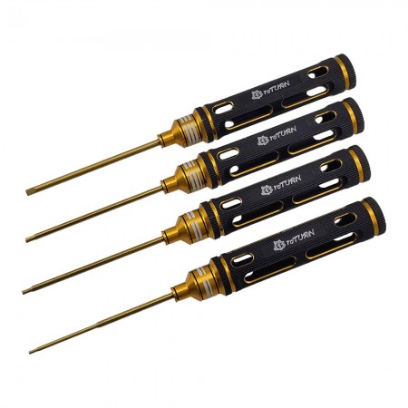 Big Handle Premium Allen Wrench Set Hex1.5/2.0/2.5/3.0: Black Gold