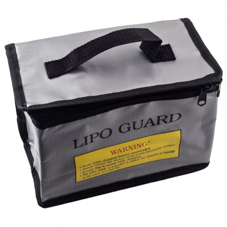 LiPo Safe Bag 215x165x145mm Material: Woven Fire Retardant Fiberglass Fabric